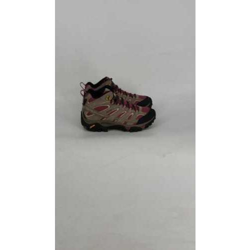 Merrell Womens Moab 2 Mid Waterproof Shoe Boulder/blush J06052 Comfortable Sz 10