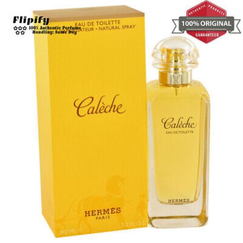 Caleche Perfume 3.4 oz Edt Spray For Women by Hermes