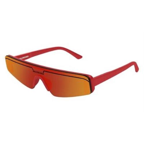 Balenciaga Extreme BB 0003S Sunglasses 004 Red
