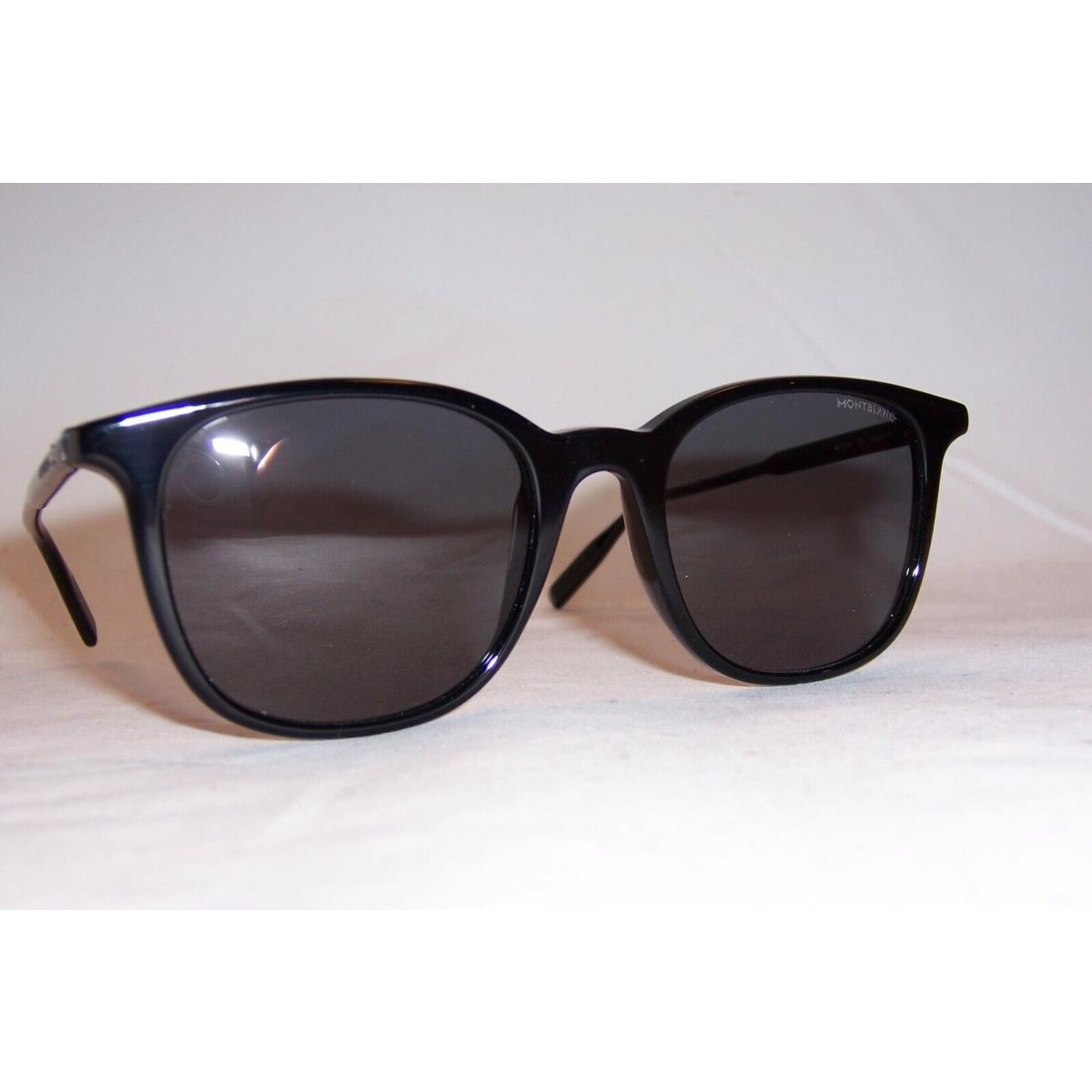 Mont Blanc Sunglasses MB 0006S 001 Black/gray 0006 Montblanc