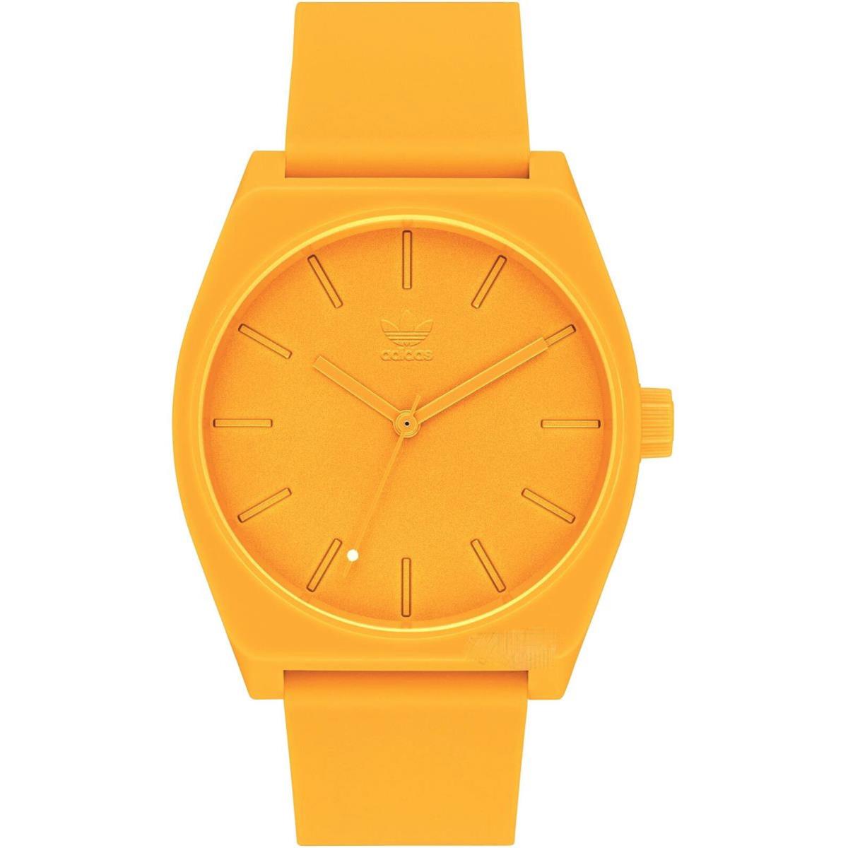 Adidas Z10 2903-00 Process SP1 Unisex Analog Watch Yellow Silicone Strap