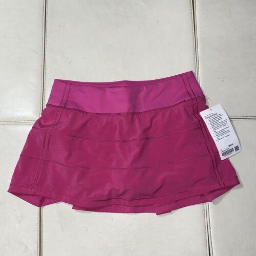 Lululemon Pace Rival Skirt -sonic Pink Size 6 Regular Sncp