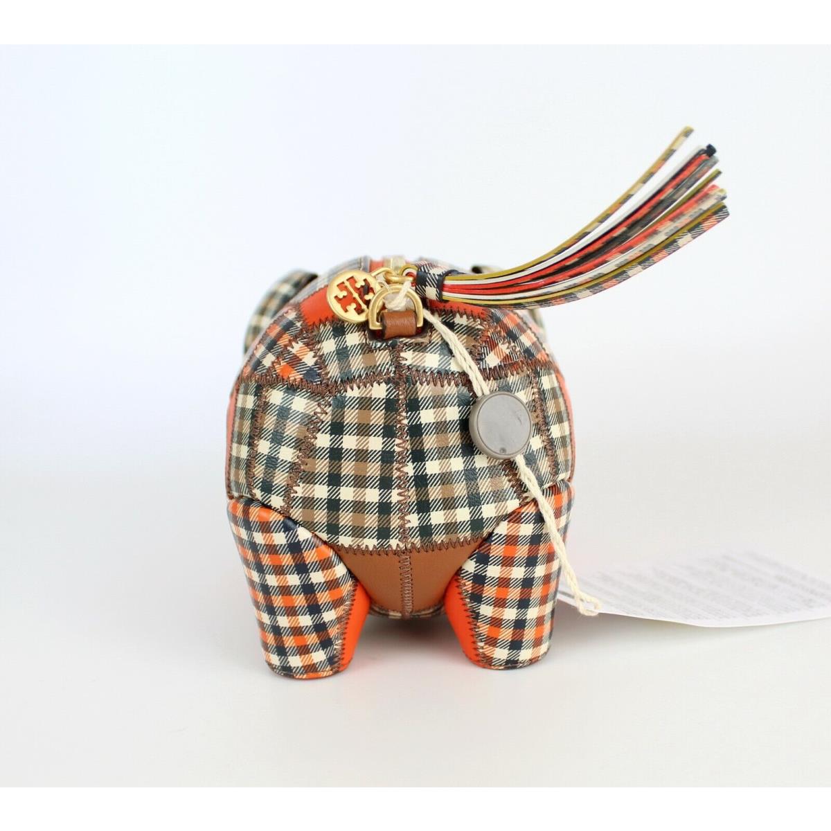 Tory Burch Peggy The Pig Patchwork Leather Mini Bag Plaid Tory