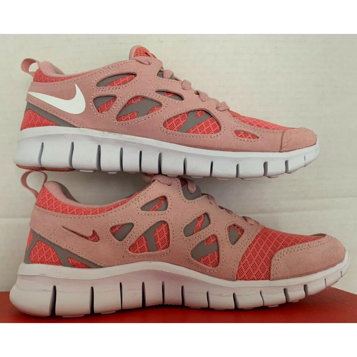 Nike Free Run 2 GS US Shoe Size 6.5Y 7Y DQ4712 600 Pink glaze Box NO Lid US SHOE SIZE 6.5Y SporTipTop