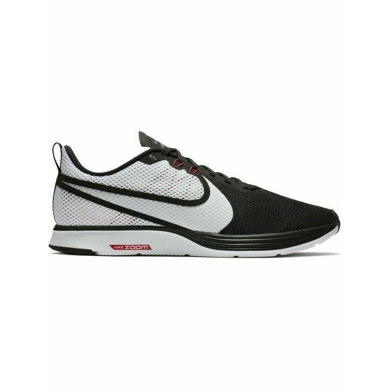 Nike Men`s Zoom Strike 2 Running Shoes Black White AO1912-005 Size 9