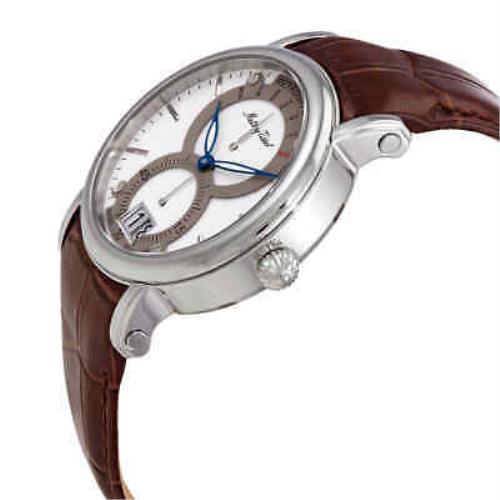 Tissot watch Retrograde - White Dial, Brown Band 0