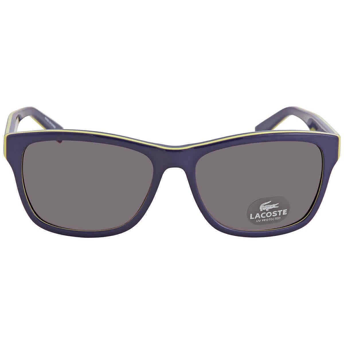 Lacoste L683S 414 55MM Blue Grey Unisex Sunglasses