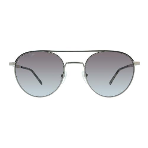 Lacoste L228S 038 Light Grey Oval Sunglasses