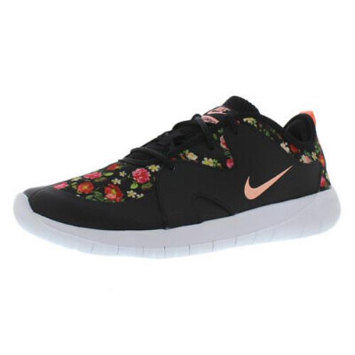 pink flower nike shoes