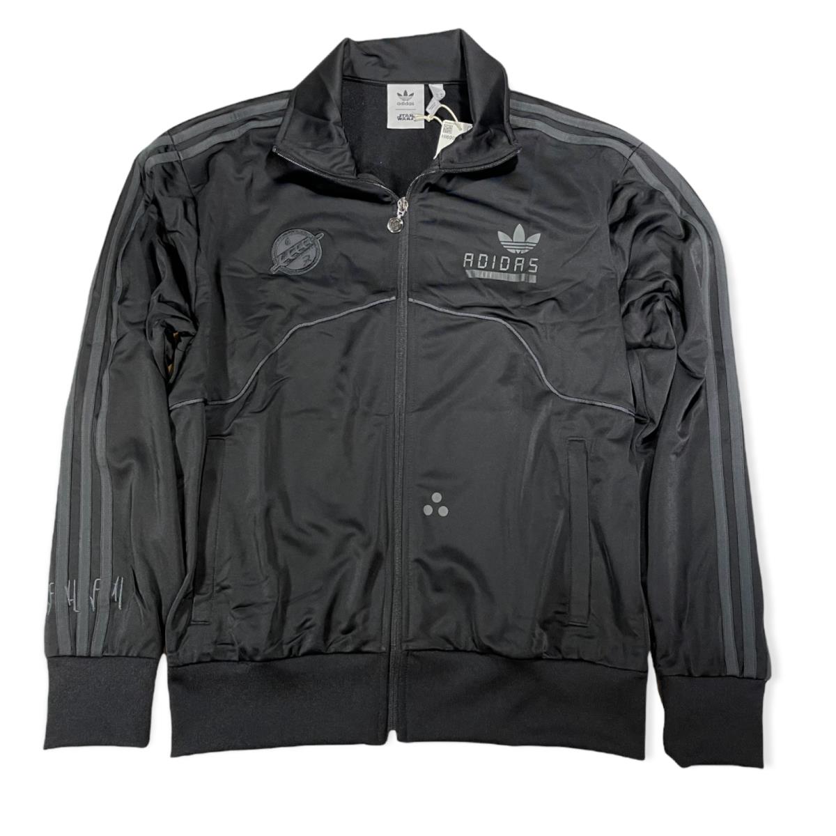 Adidas Star Wars Boba Fett Firebird Track Top Jacket Black HI6000 Men`s Large L