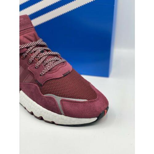 adidas nite jogger burgundy