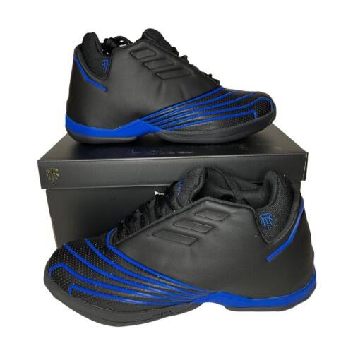 Adidas T-mac 2.0 Restomod Black Royal Blue Basketball Shoe Size M7.5 / W9 FX4992