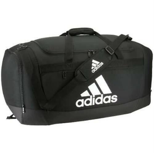 Adidas Defender 4 Large Duffel Bag Black/white One Size