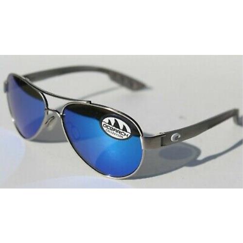 Costa Del Mar sunglasses Loreto - Silver Frame, Blue Lens 0