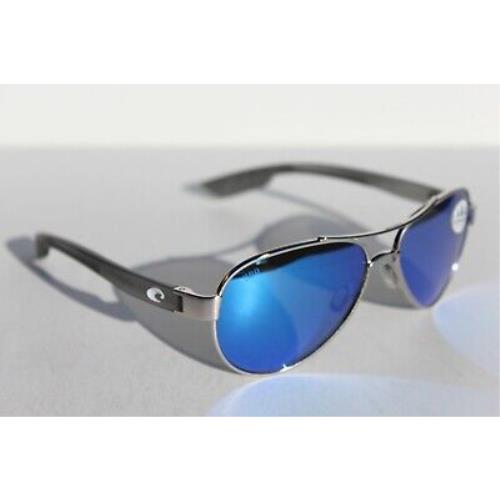 Costa Del Mar sunglasses Loreto - Silver Frame, Blue Lens 5