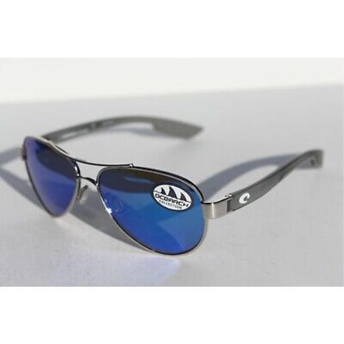 Costa Del Mar sunglasses Loreto - Silver Frame, Blue Lens 7