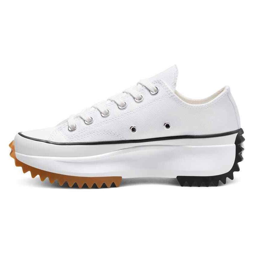 run star hike platform all white sneaker