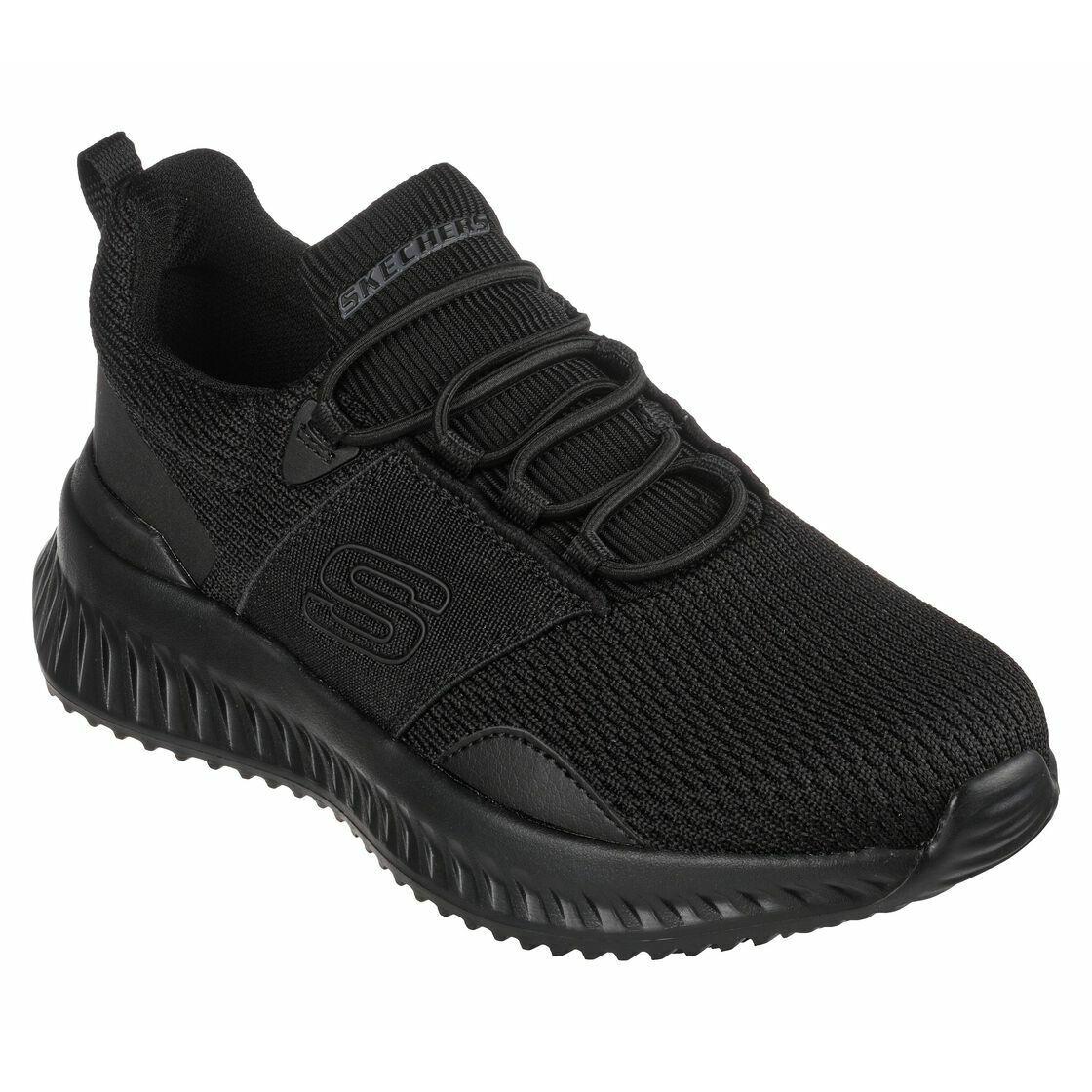 Skechers Black Shoes Women Work Memory Foam Slipon Comfort Slip Resistant 108064