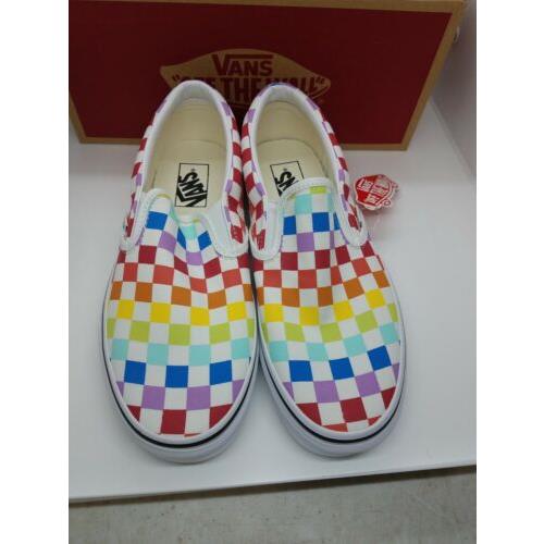 rainbow vans size 2