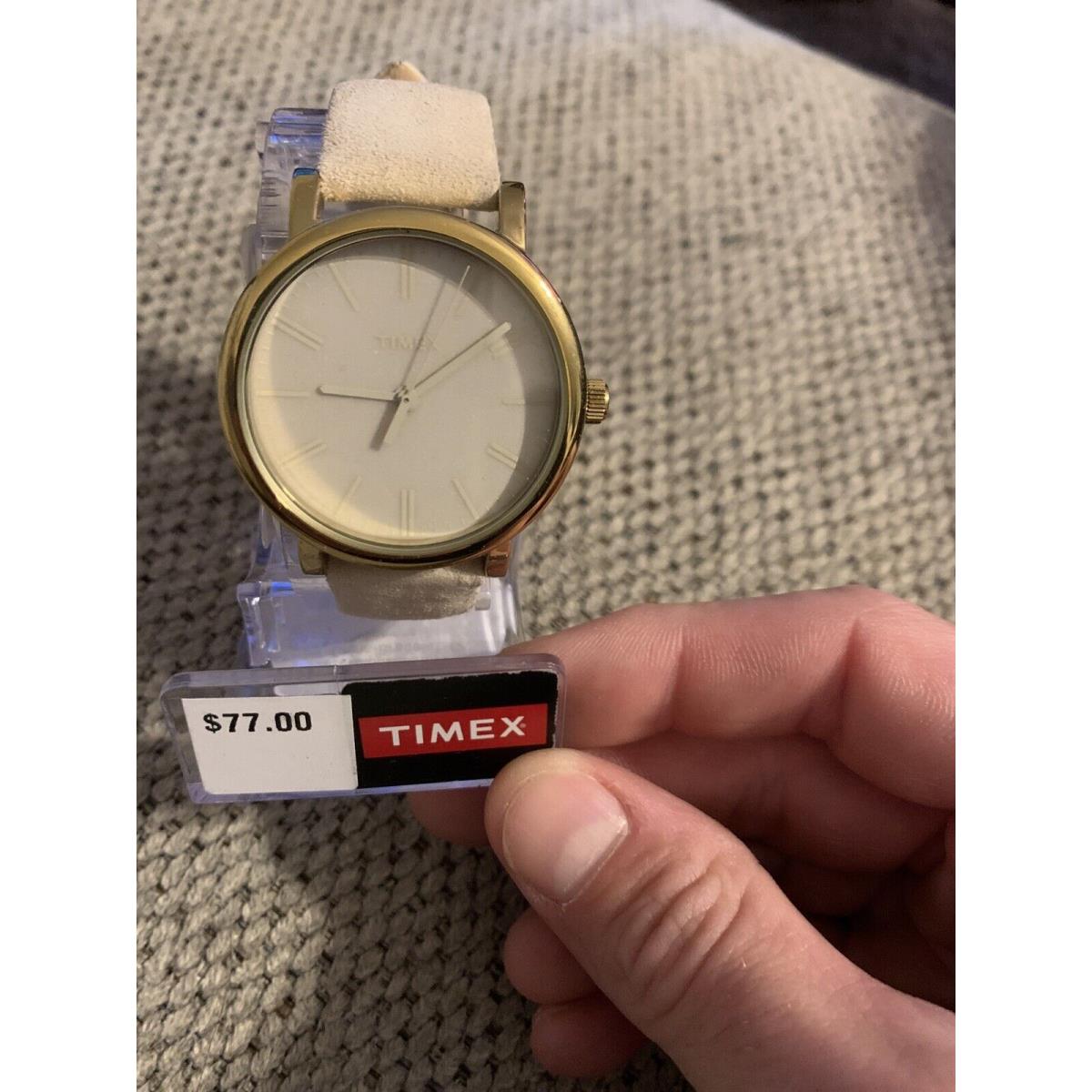 Timex TW2P96200 Indiglo Leather Quartz Analog Ladies Watch