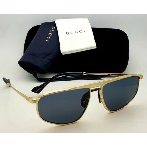 Gucci sunglasses  - Gold & Black Frame, Grey Lens 10