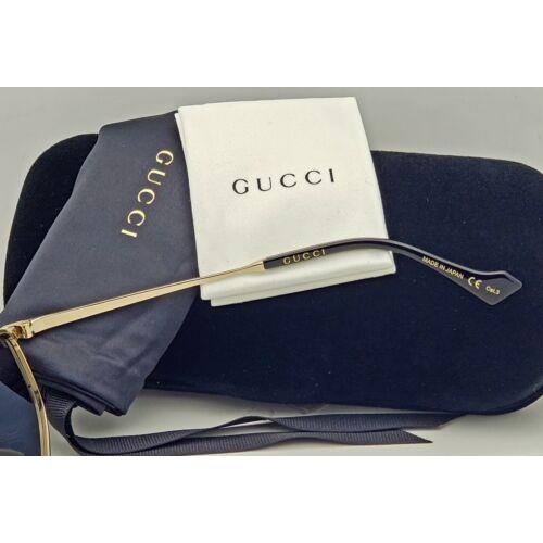 Gucci sunglasses  - Gold & Black Frame, Grey Lens 5