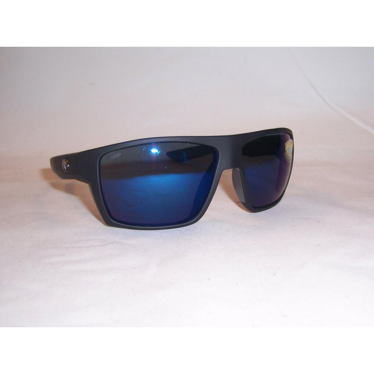 Costa Del Mar Bloke Sunglasses Black Gray/blue Mirror 580P Polarized