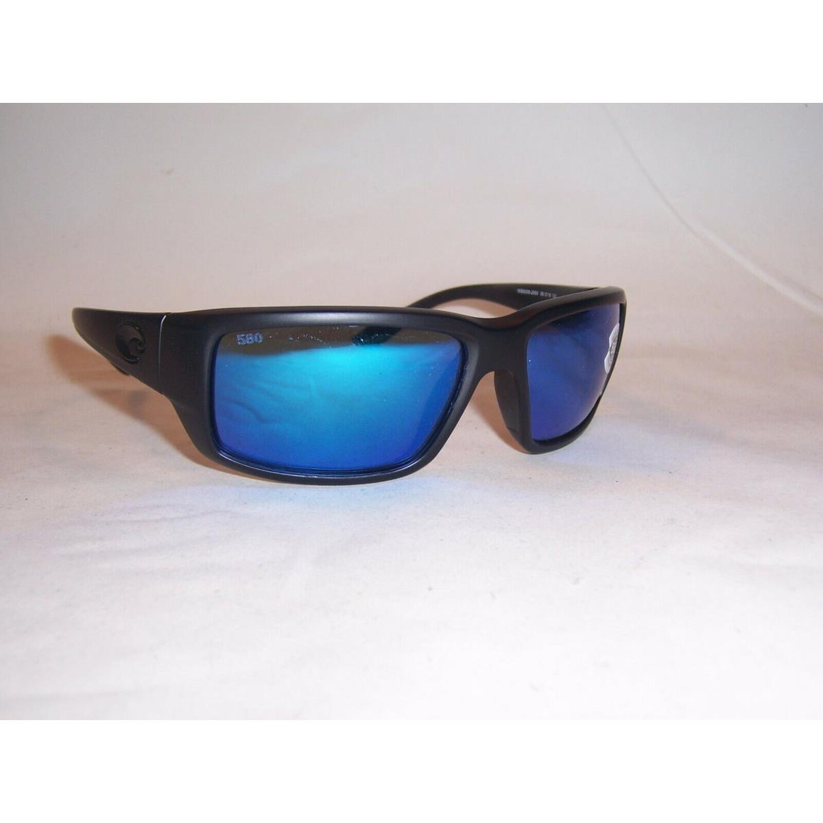 Costa Del Mar Fantail Sunglasses Black/blue Mirror 580G Polarized