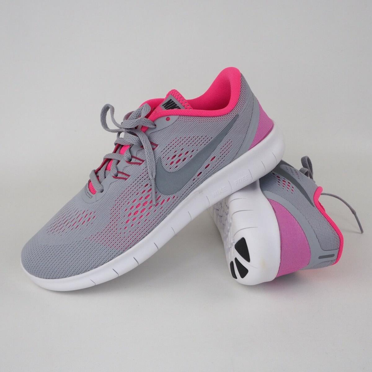 hot pink and gray nikes