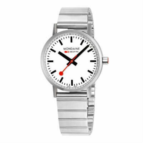 Mondaine A660.30314.16SBJ Classic 36mm Silver Stainless Steel