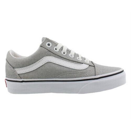 silver true white vans