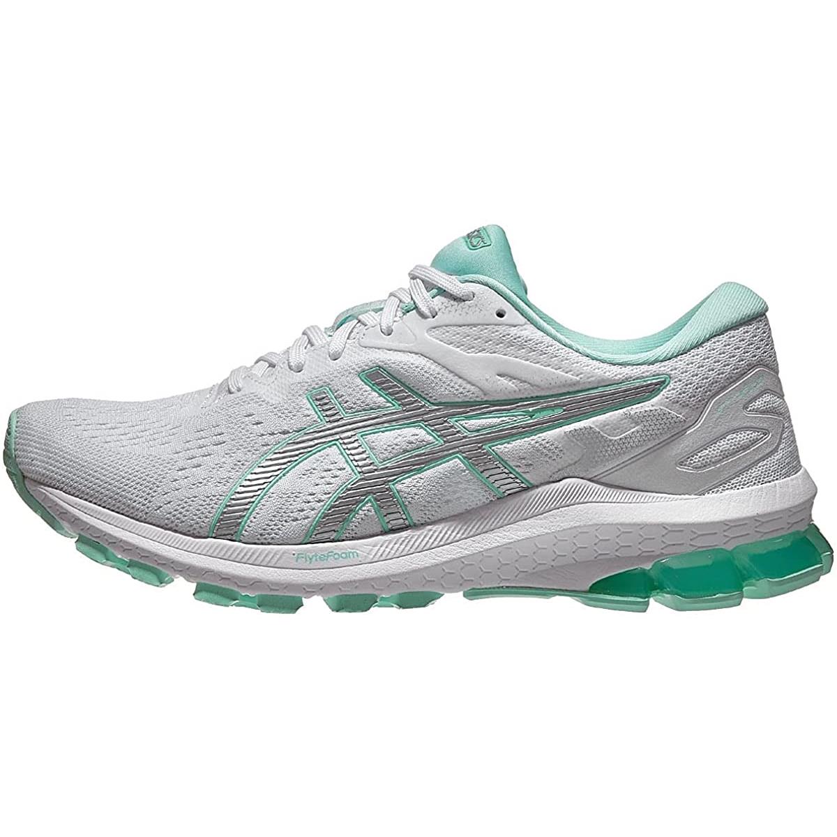 Asics Women`s GT-1000 10 Running Shoes White/Pure Silver