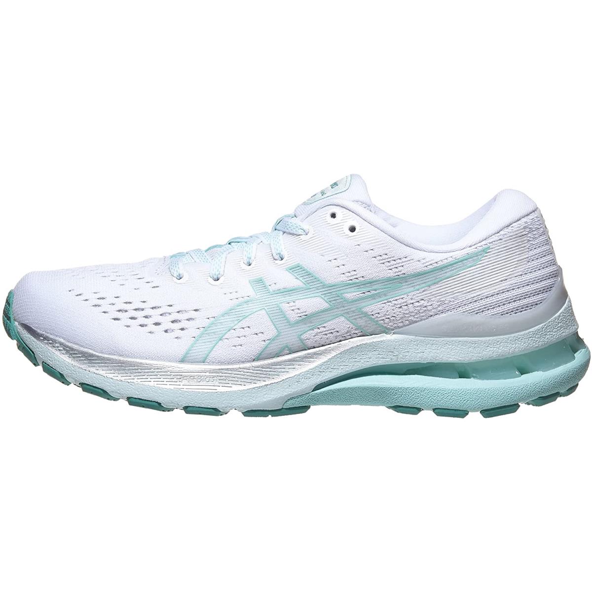 Asics Women`s Gel-kayano 28 Running Shoe White/Oasis Green