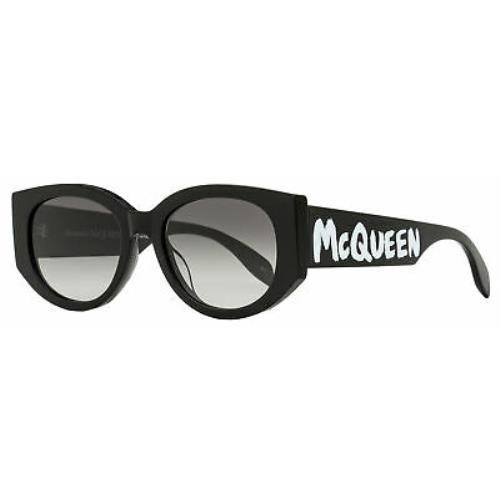 Alexander Mcqueen Graffiti Logo Sunglasses AM0330S 001 Black 54mm 30