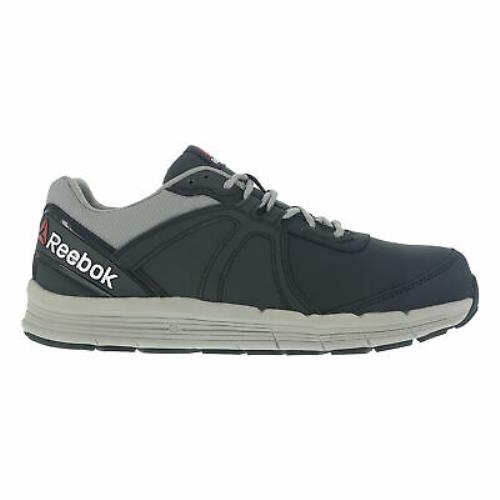 Reebok Mens Blue Leather Work Shoes ST Oxford Guide