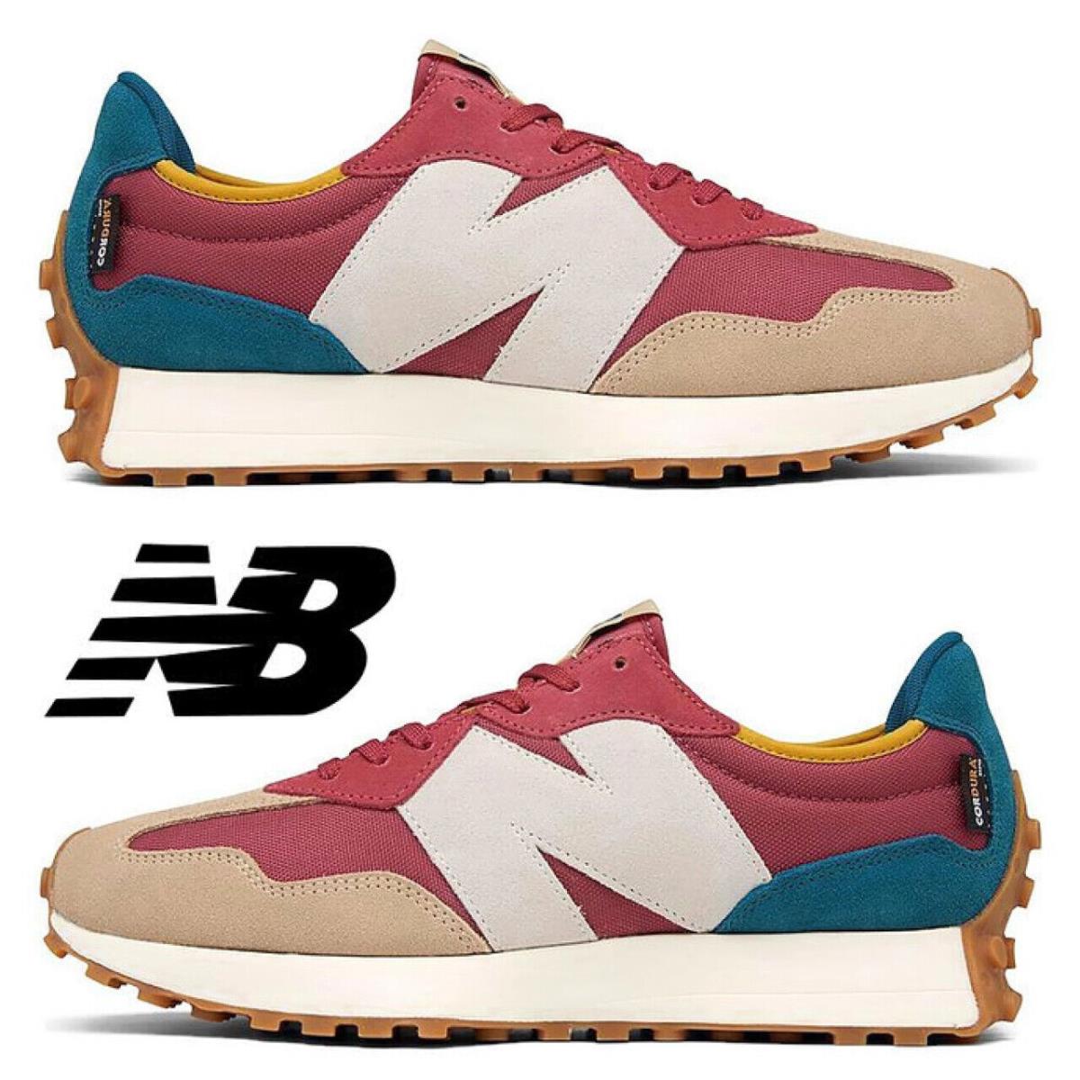 Balance 327 Men`s Sneakers Casual Shoes Running Premium Comfort Sport Red