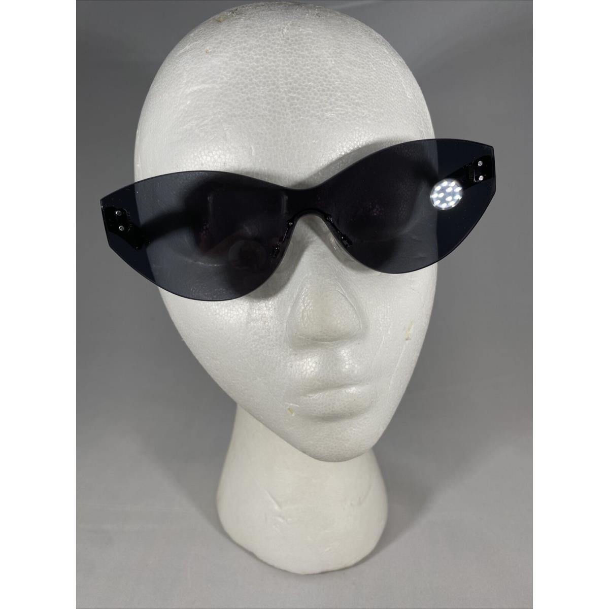 Men`s Vonzipper `alt. Taffey` Bks Rimless Sunglasses - Black Satin/grey