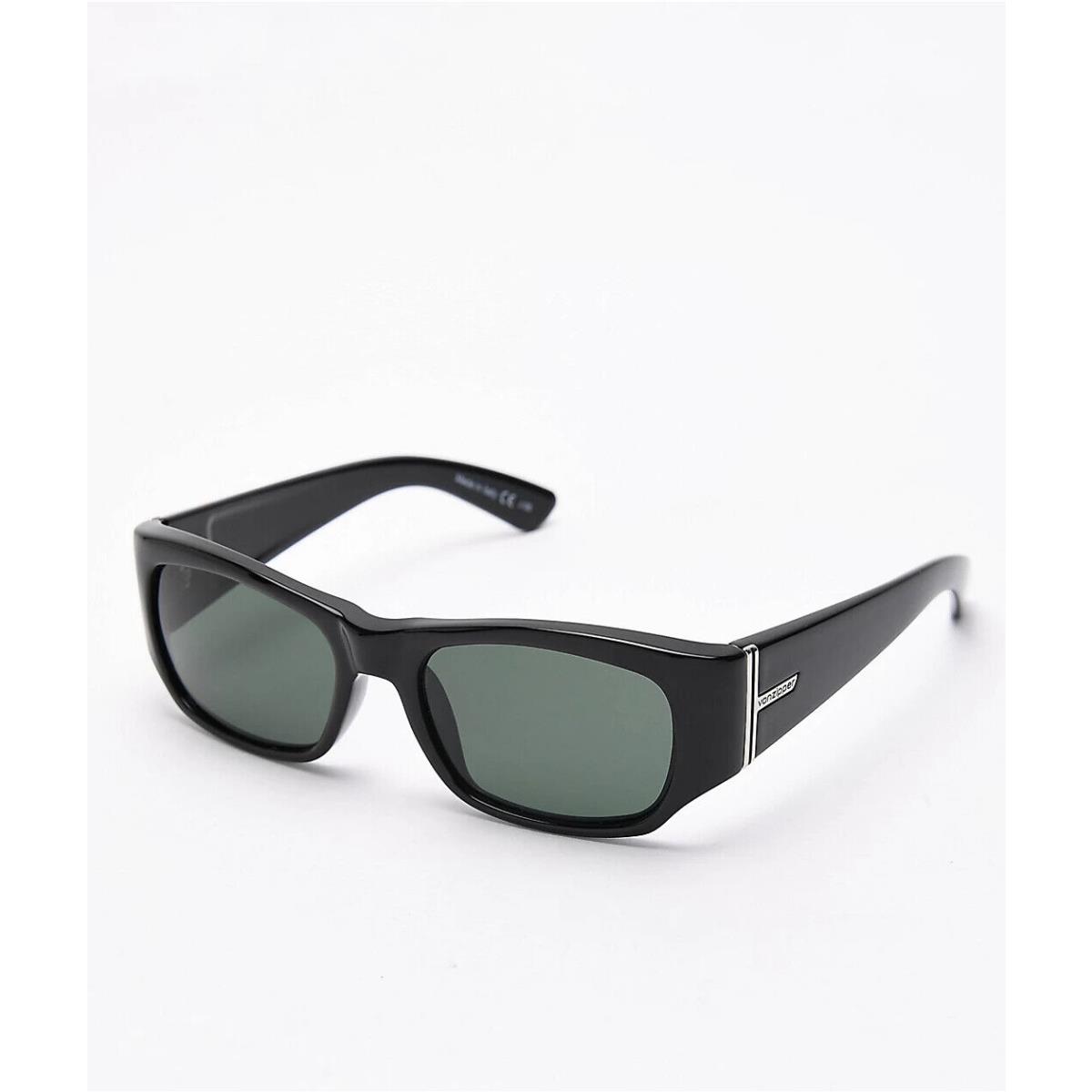 Men`s Vonzipper `juvie` Bkv Sunglasses - Black Gloss/gray