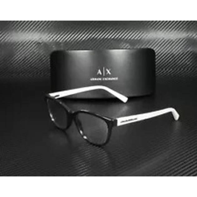 Armani Exchange AX3037 8204 Black Cat Eye Women`s 53 mm Eyeglasses