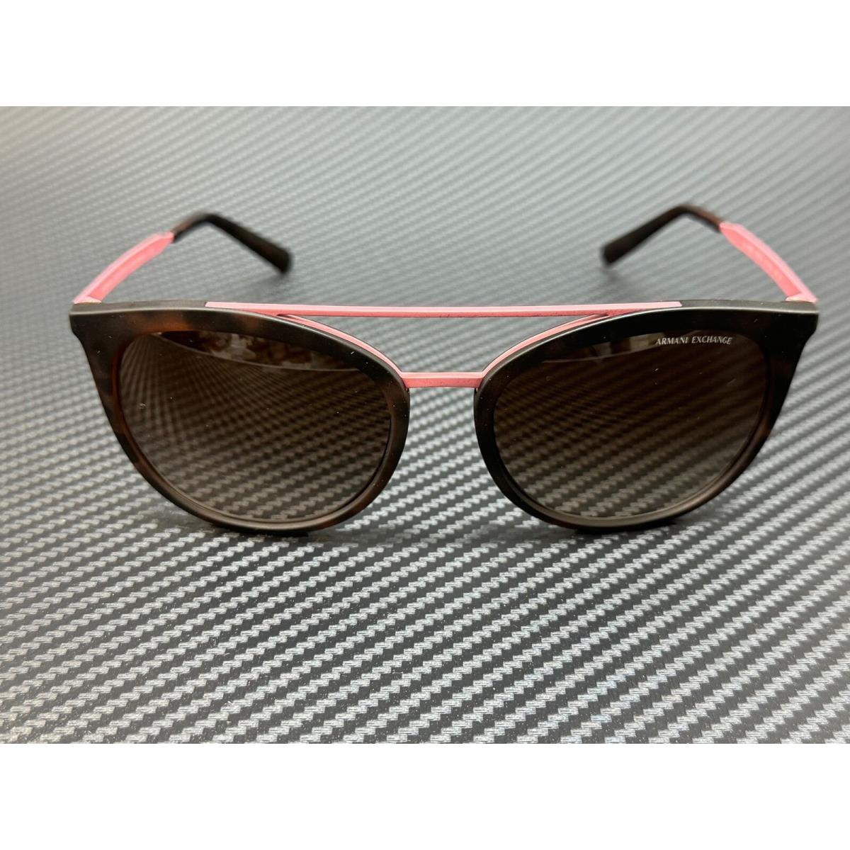 Armani Exchange AX4068S 802913 Havana Phantos 55 mm Women`s Sunglasses