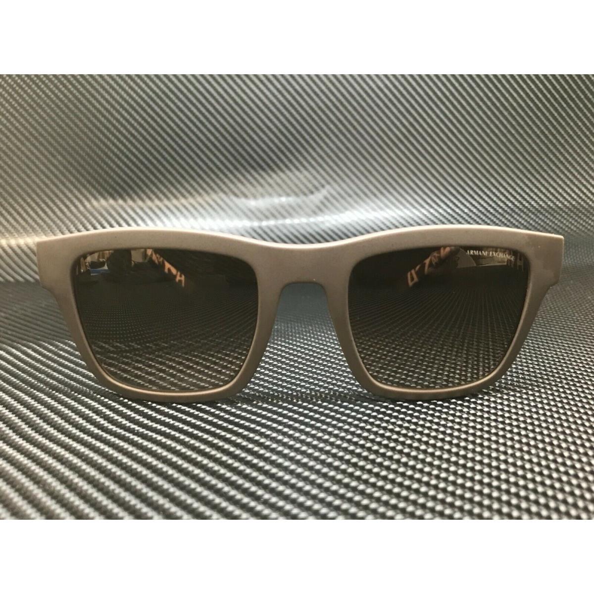 Armani Exchange AX4088S 804113 Brown Square 52 mm Men`s Sunglasses