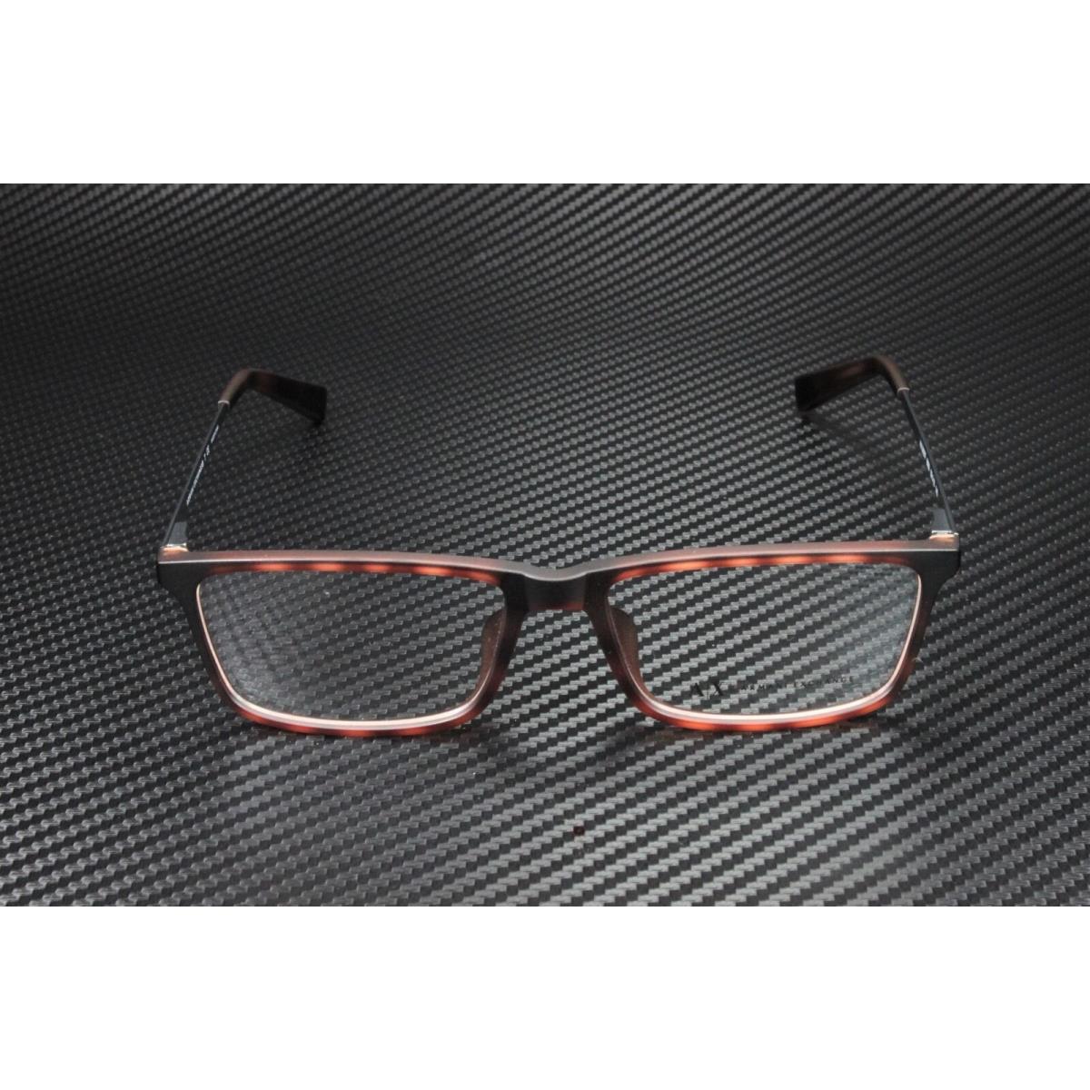 Armani Exchange AX3027F 8029 Havana Rectangle 55 mm Men`s Eyeglasses