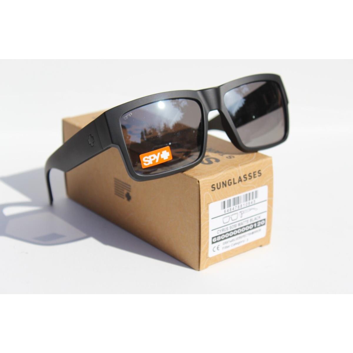 SPY Optics sunglasses Cyrus - Black Frame, Silver Lens