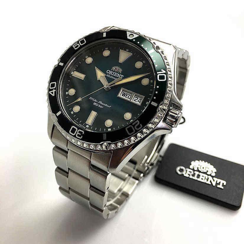 Men`s Orient Kamasu Diver`s Mako Automatic Watch AA0811E19B RA-AA0811E - 