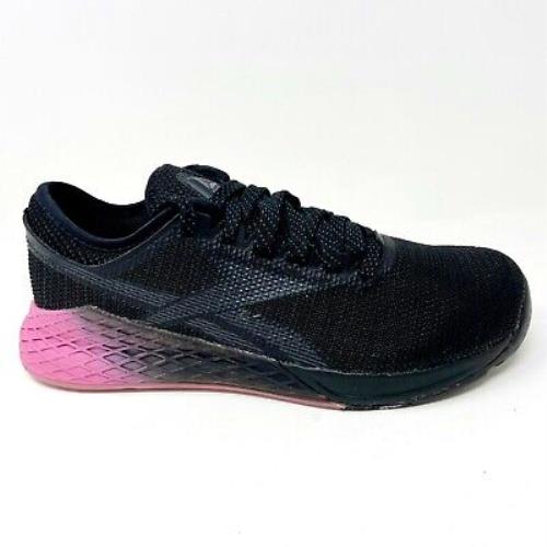 Reebok Nano 9 Black Pink Mens Size 8.5 Cross Training Sneakers FU7561