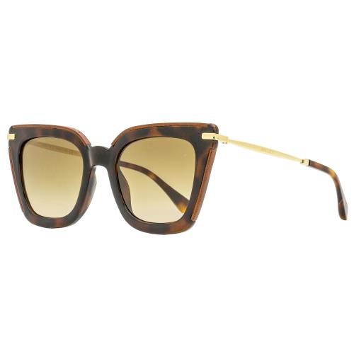 Jimmy Choo Square Sunglasses Ciara/g/s Ocyha Havana/gold 52mm