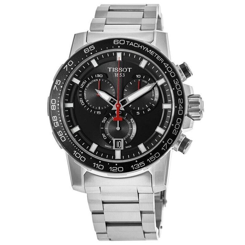 Tissot Supersport Chrono Black Dial Steel Men`s Watch T125.617.11.051.00