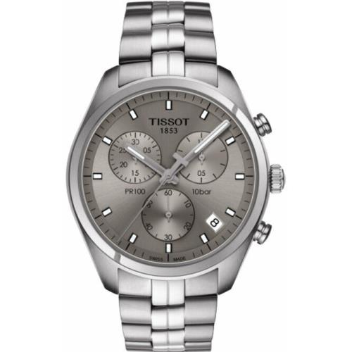 Tissot PR100 Chronograph Rhodium Dial Men`s Watch T101.417.11.071.00