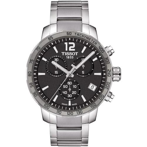 Tissot Quickster T095.417.11.067.00 Men`s Watch Silver Stainless Steel Band