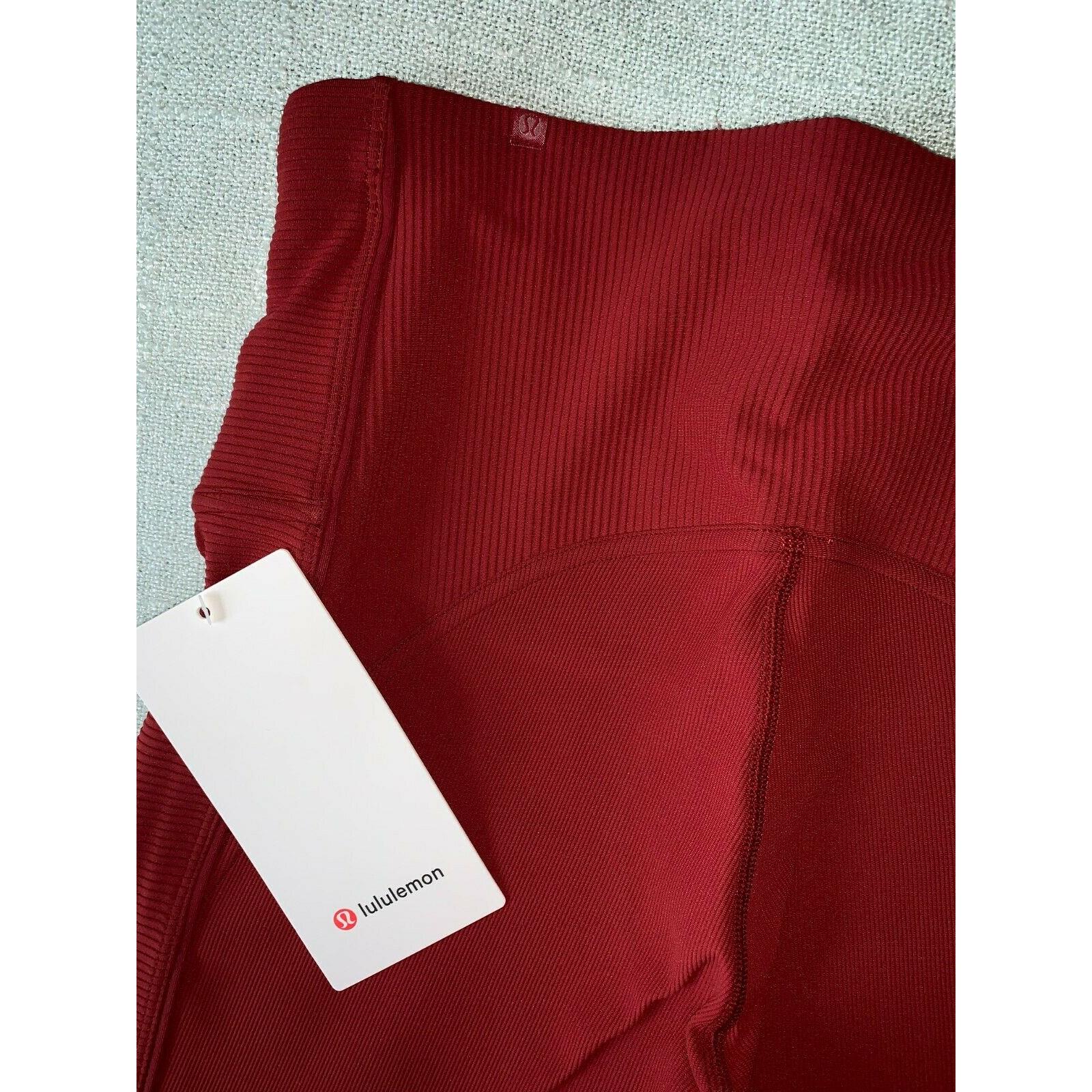 dark sport red lululemon